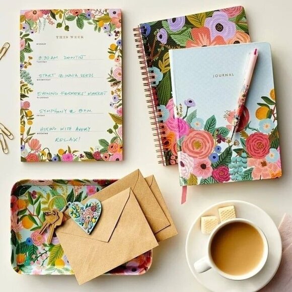 Rifle Paper Co. Garden Party Trinket Tray & Stitched Notebook -‎ Target - Picture 6 of 10